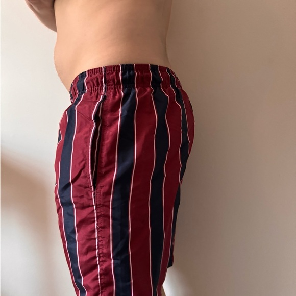 Navy Quick-Dry Swim Trunks with UV Protection - Picture 3 of 3